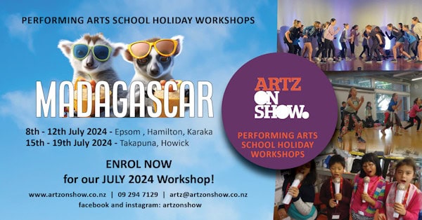 Artz on Show school holiday workshop